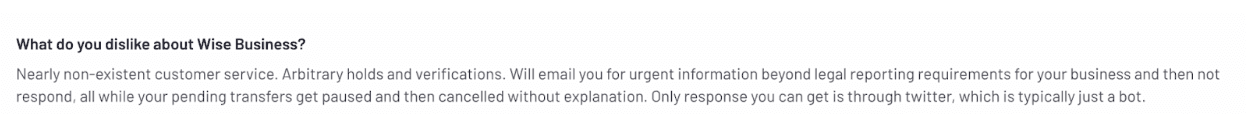 TransferWise India Reviews