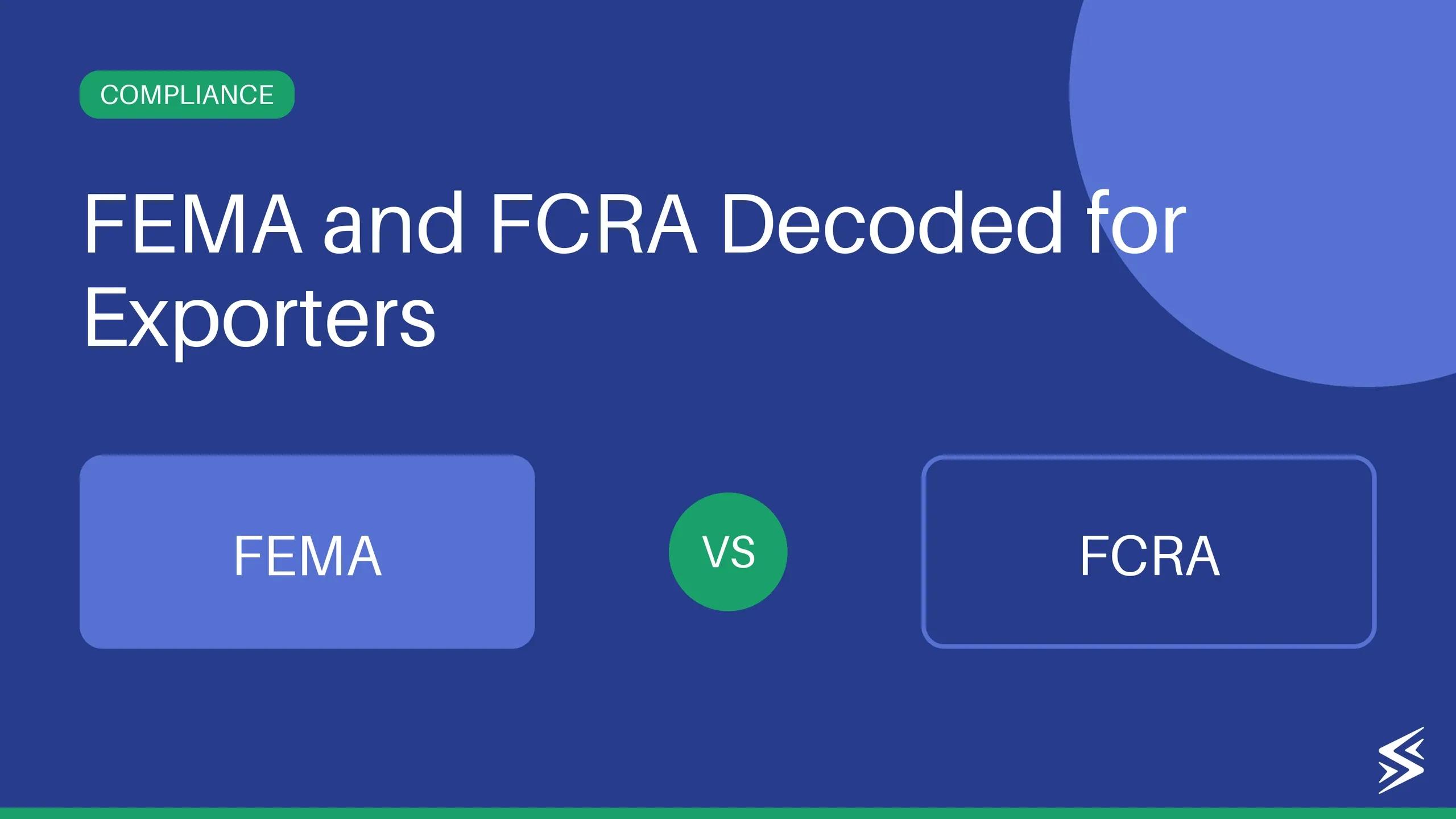 FEMA vs FCRA: Key Differences for Indian Businesses