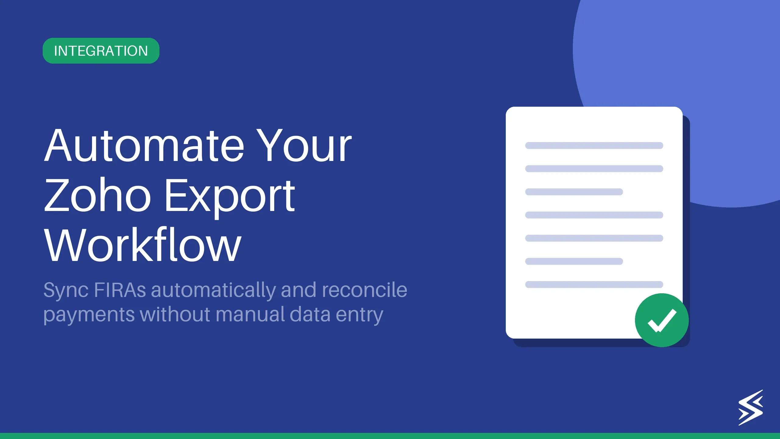 Boost Your Accounting with Skydo's New Zoho Integration Feature